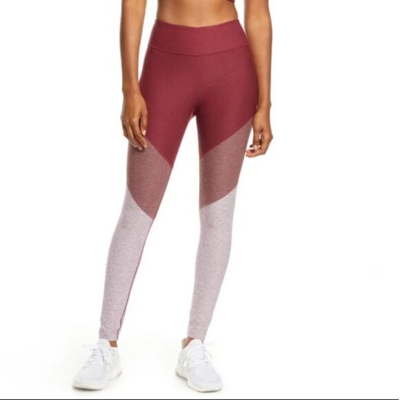 Outdoor Voices Tri Color Leggings Size Small - Picture 1 of 7